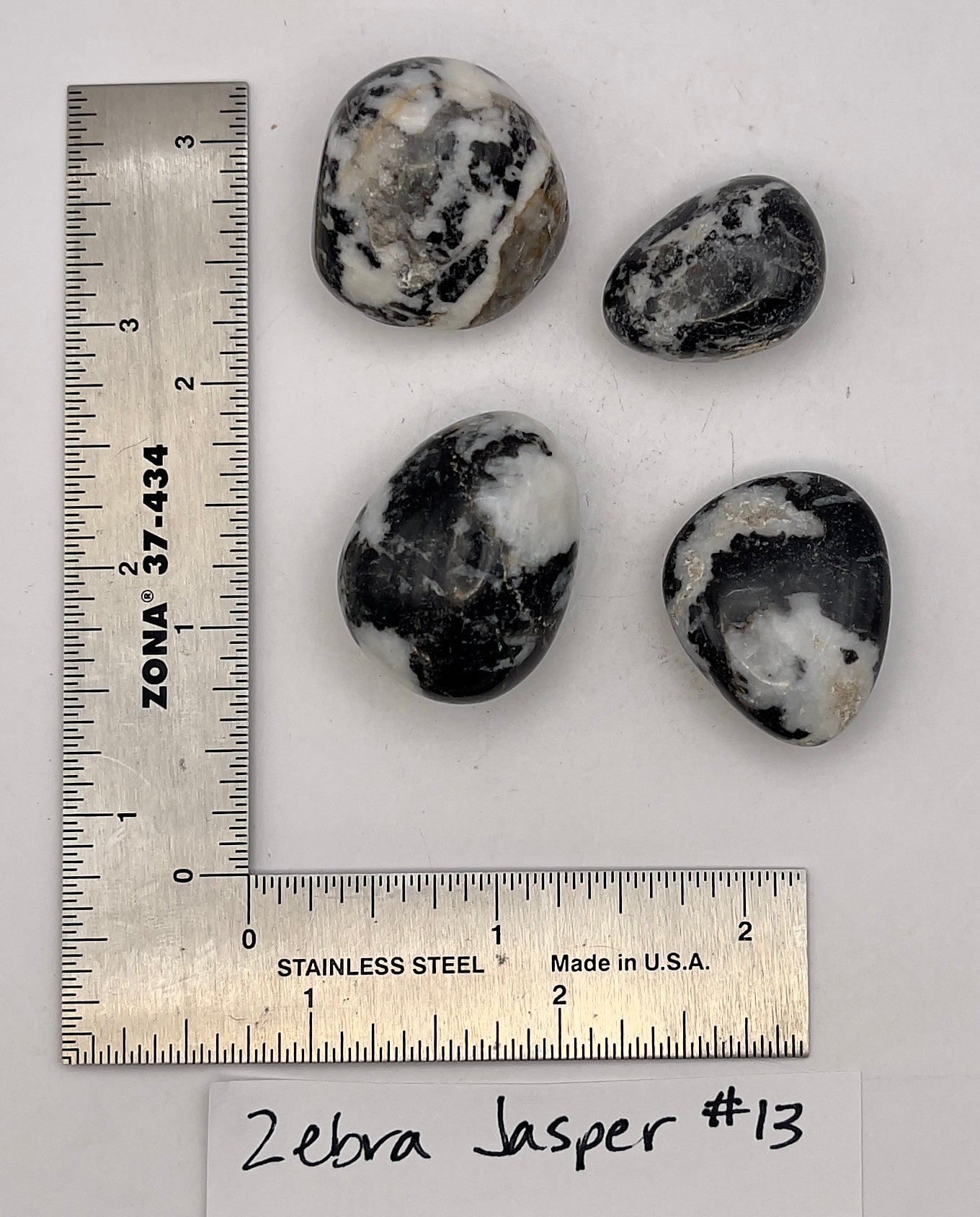 Zebra Jasper Tumbles