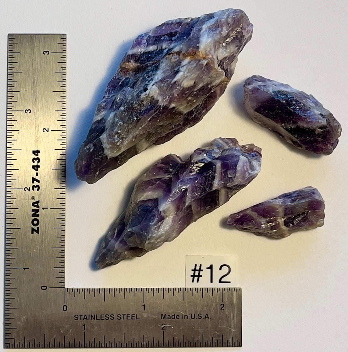 Chevron Amethyst - Natural