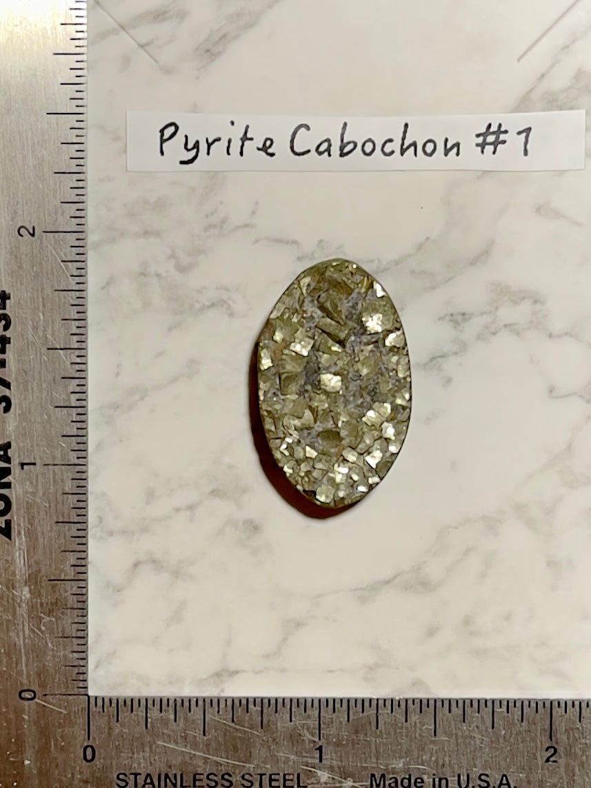 Pyrite Cabochon