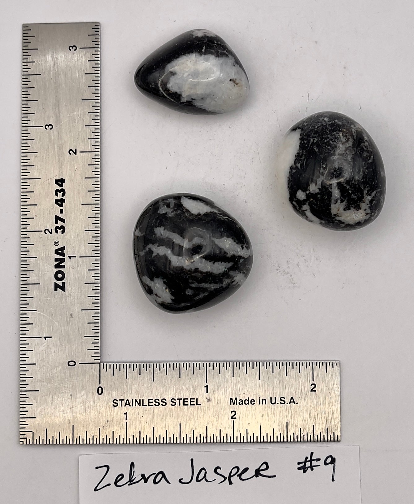 Zebra Jasper Tumbles