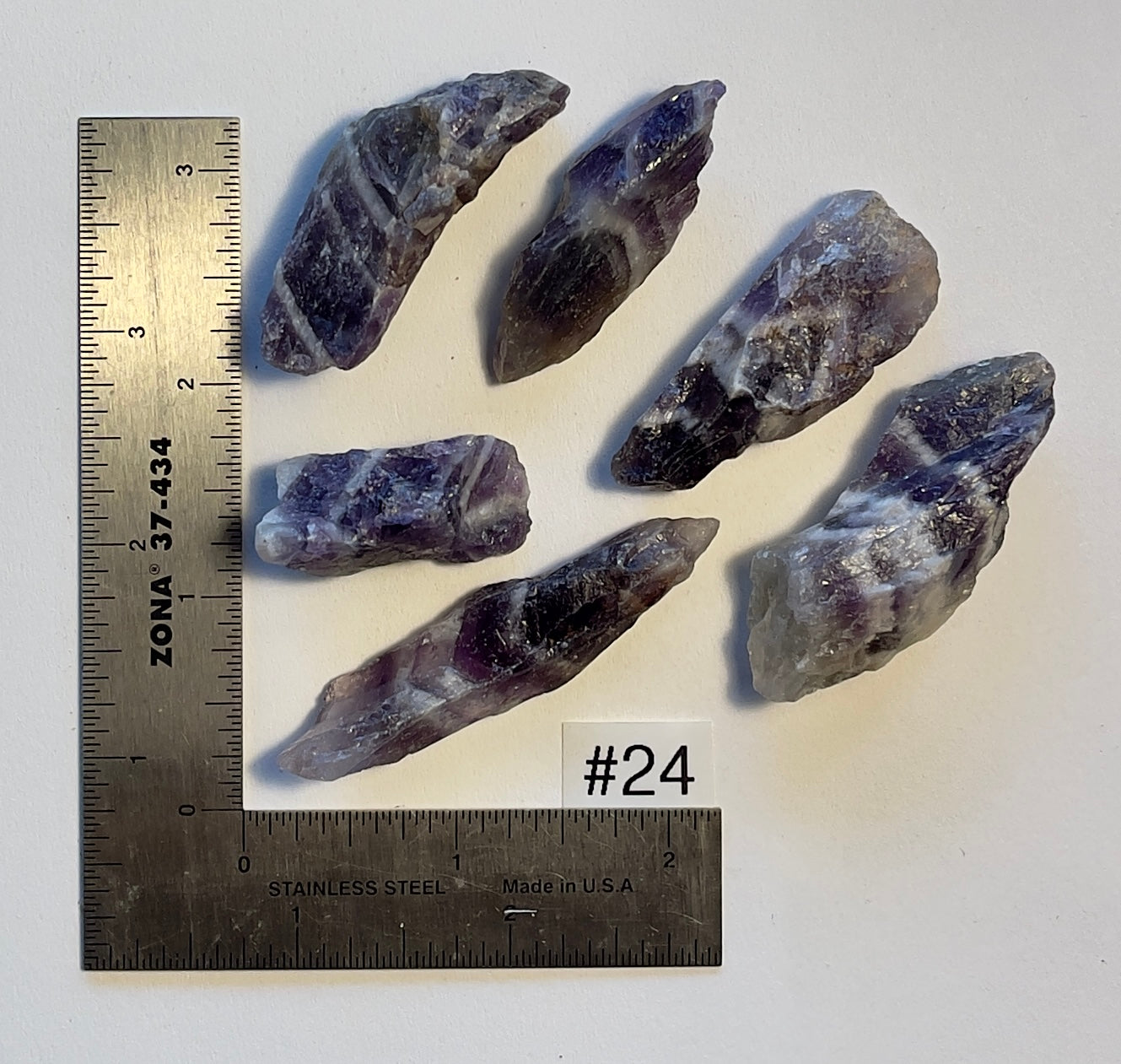 Chevron Amethyst - Natural