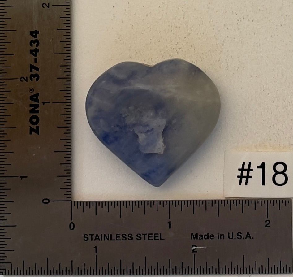 Afghanite Mini-Heart