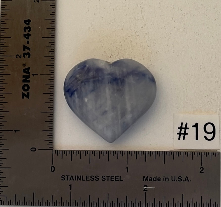 Afghanite Mini-Heart