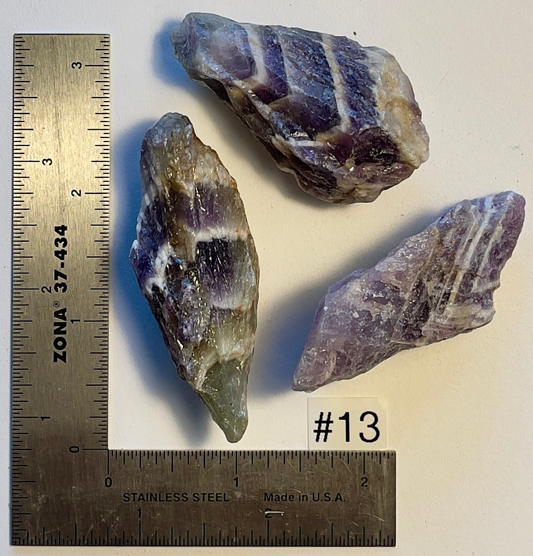 Chevron Amethyst - Natural