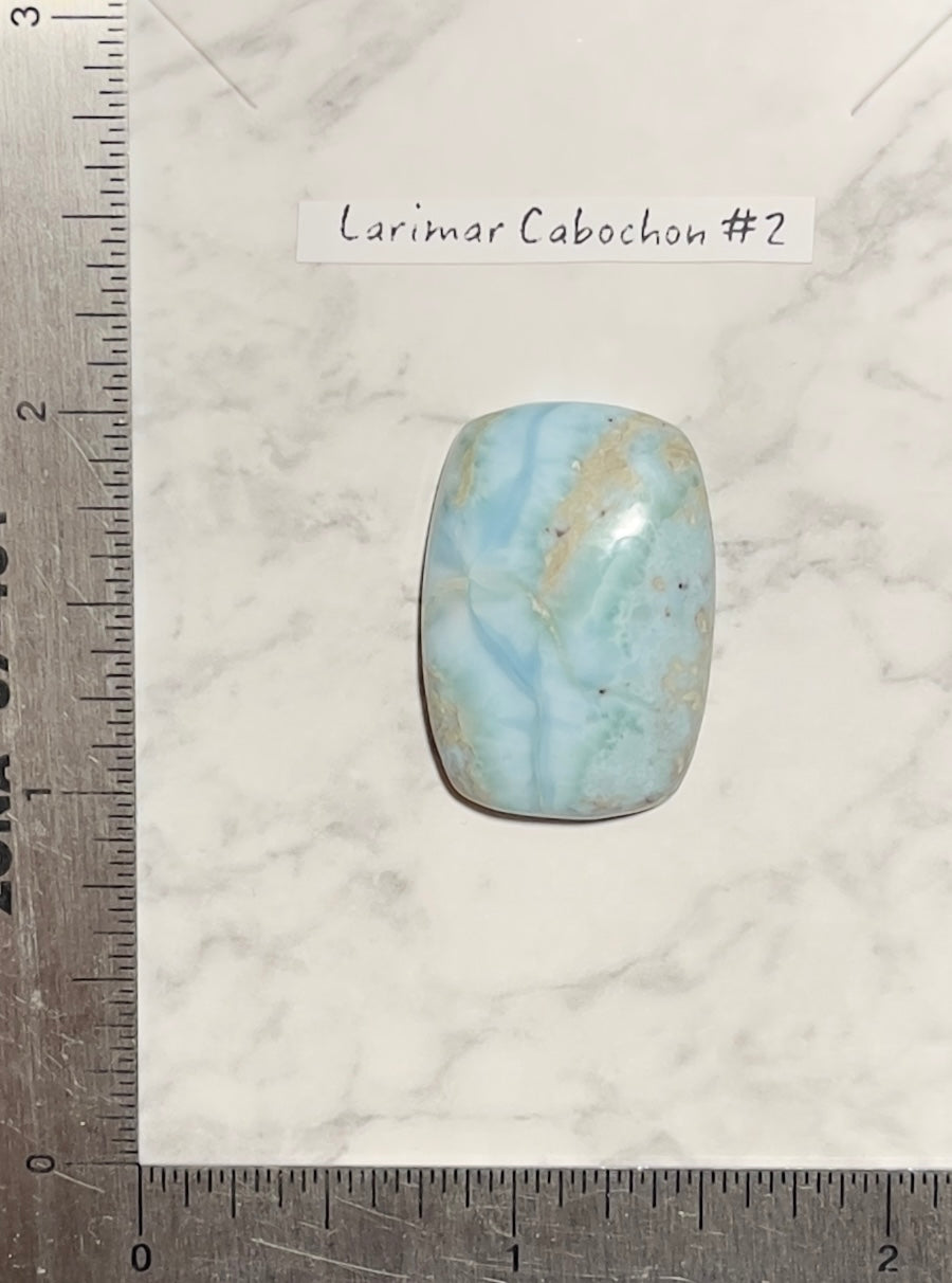 Larimar Cabochon