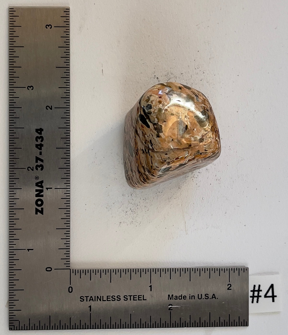 White Brecciated Jasper Tumbles