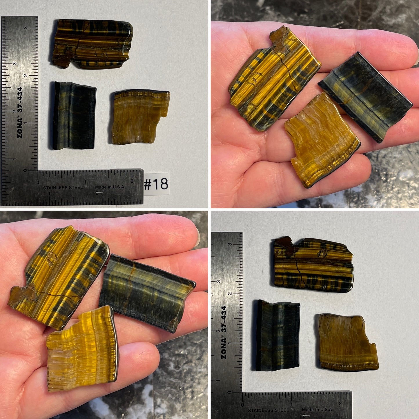 Tiger’s Eye Slices