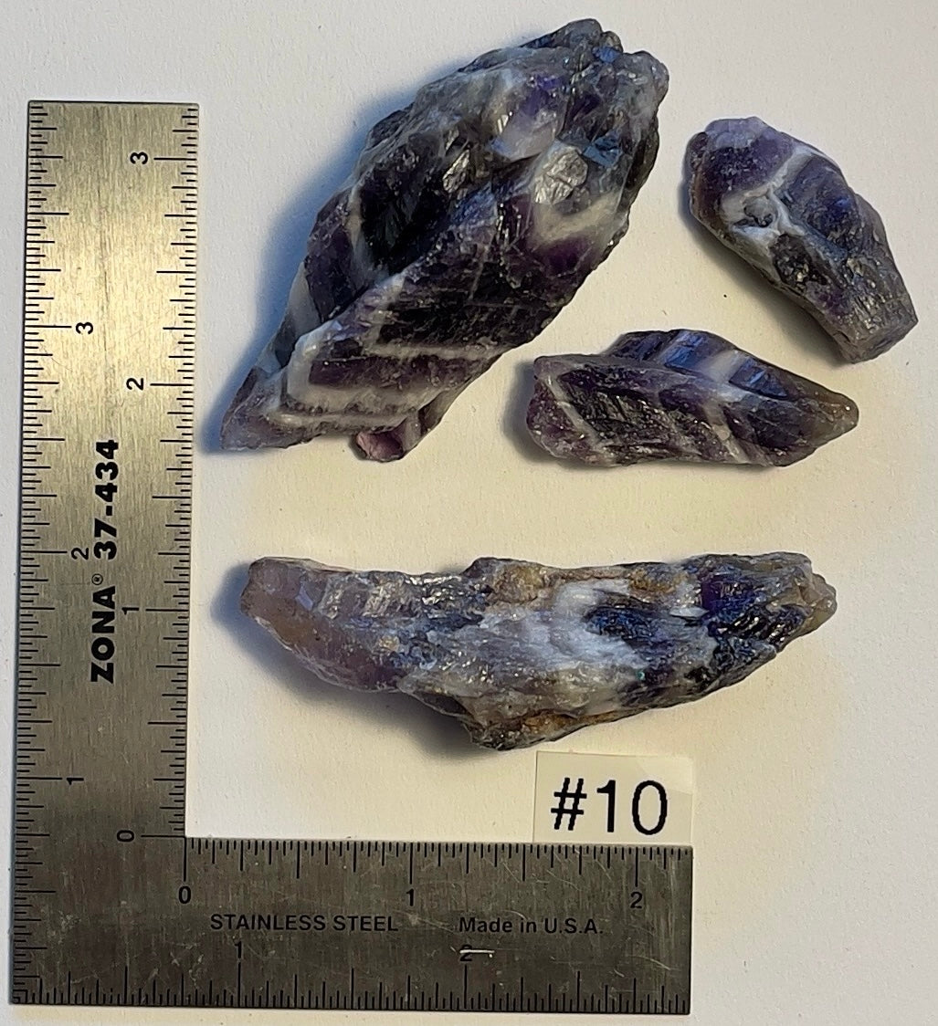 Chevron Amethyst - Natural