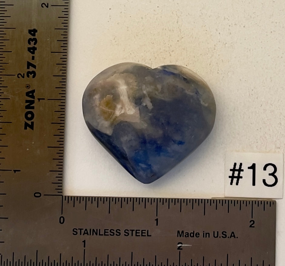 Afghanite Mini-Heart