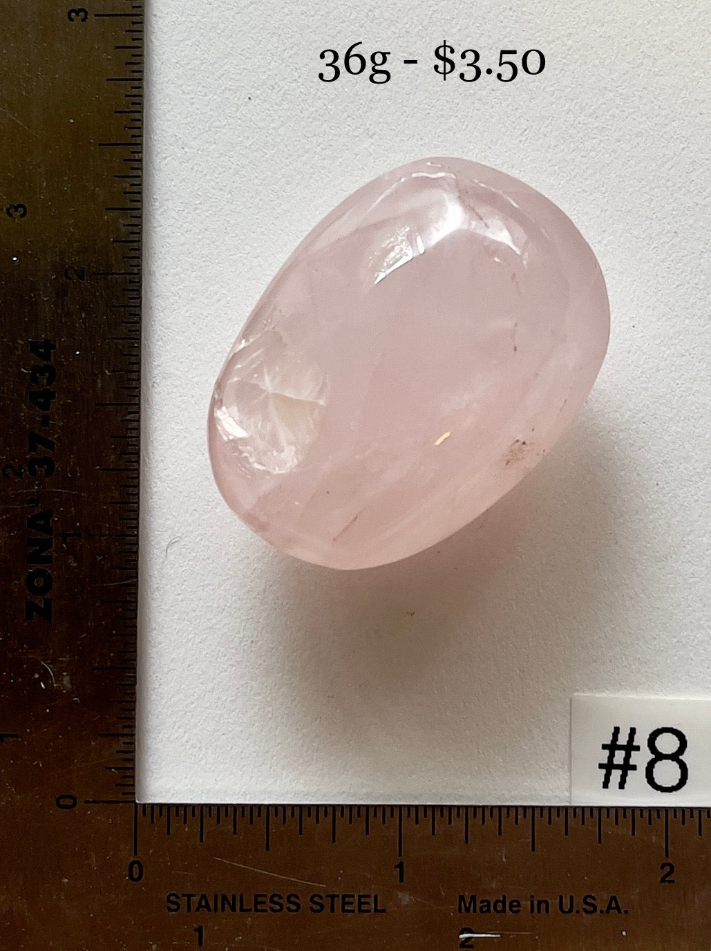 Rose Quartz Pocket Palmstone