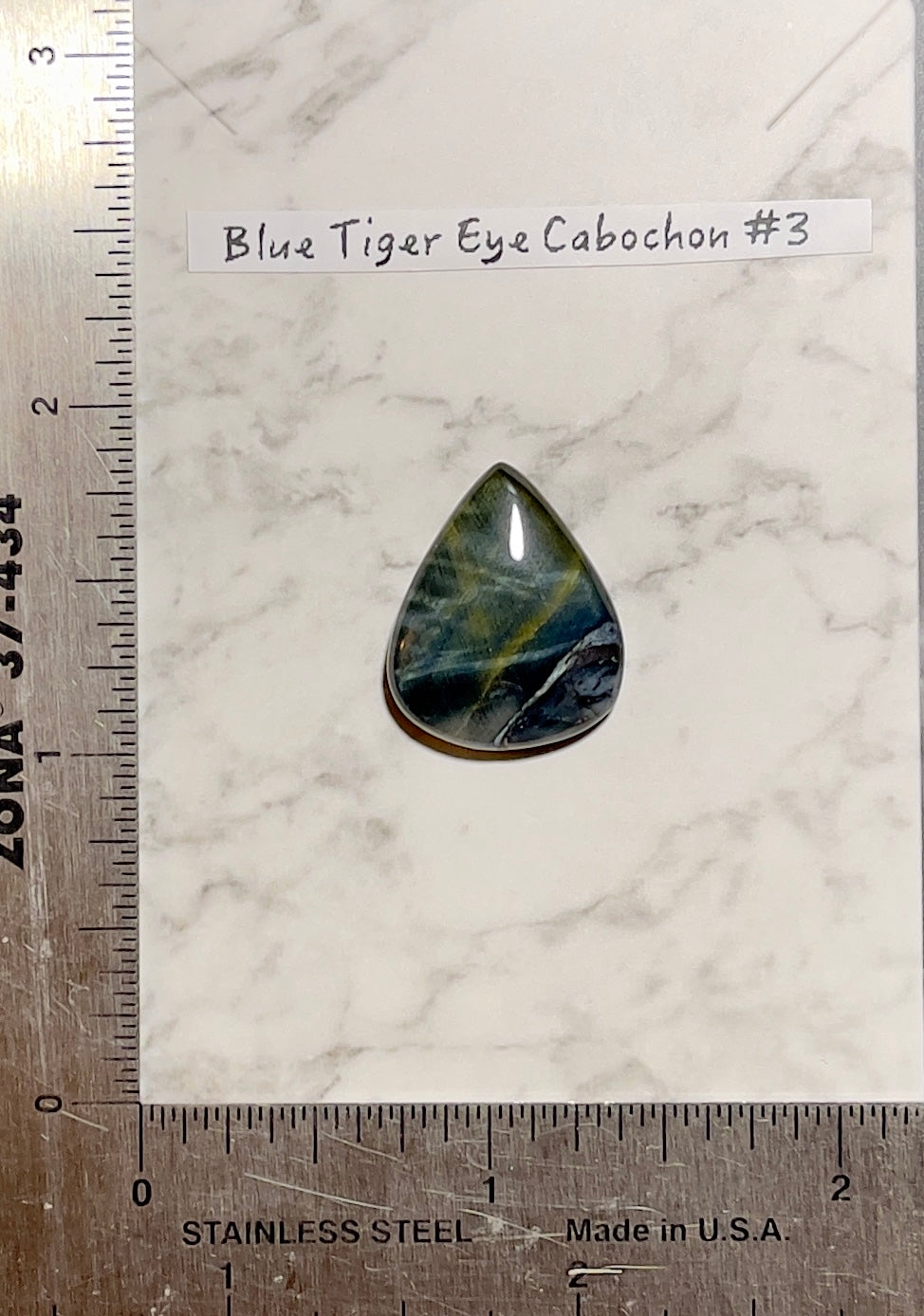 Blue Tiger Eye Cabochon