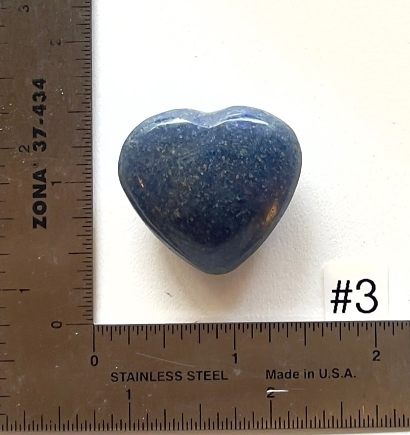 Lazulite Mini-Hearts