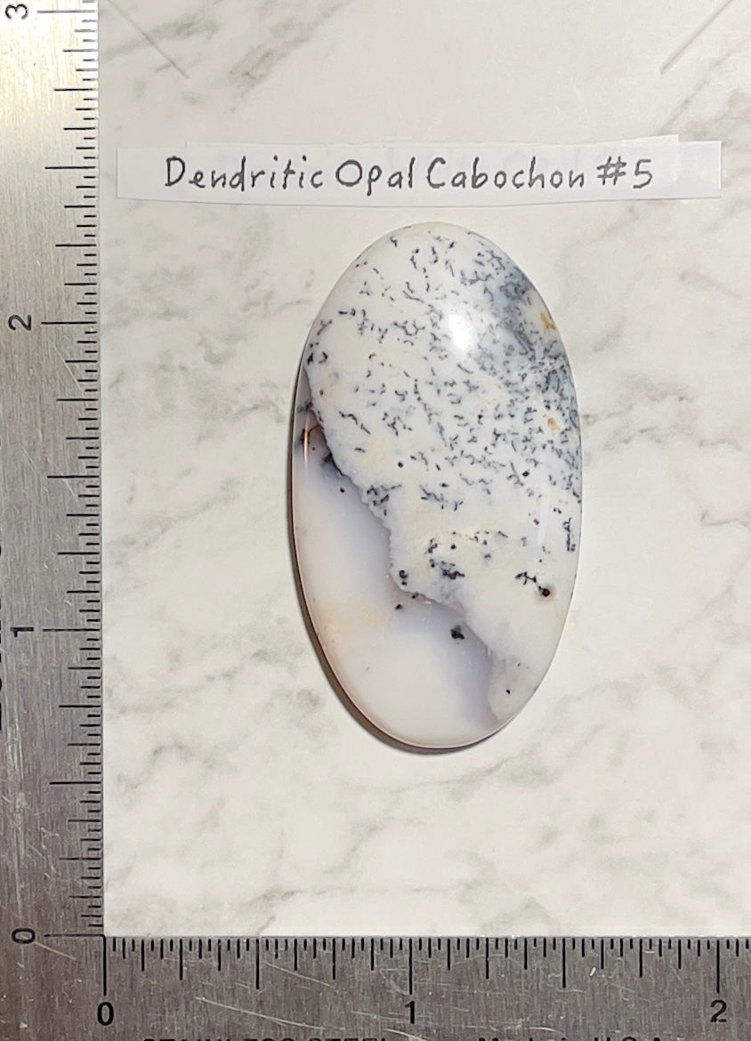 Dendritic Opal Cabochon