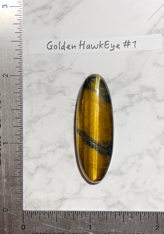 Golden Hawkeye Cabochon