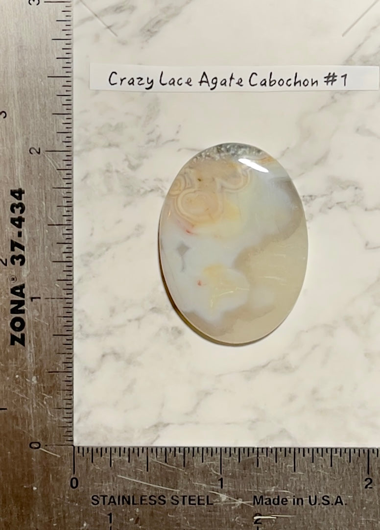 Crazy Lace Agate Cabochon