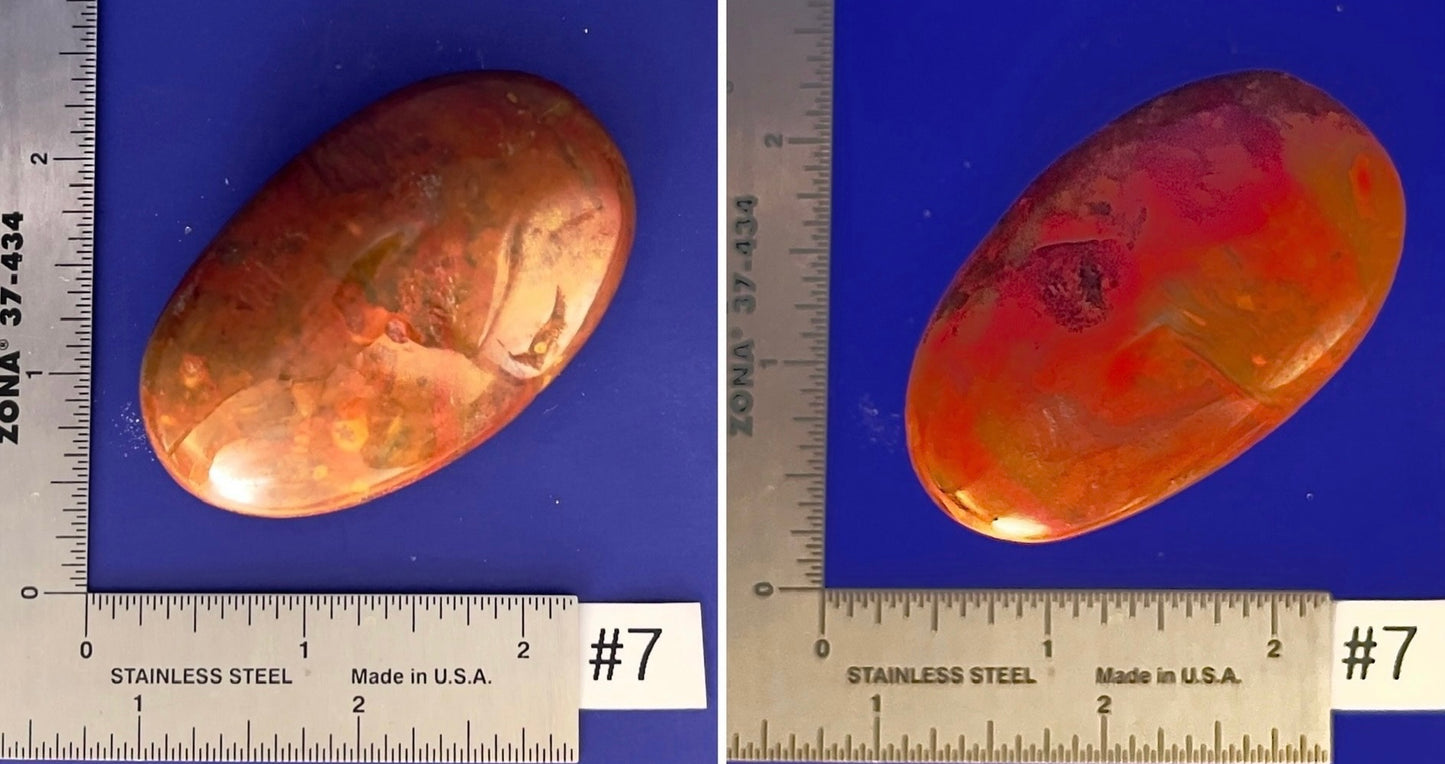 Red Flame Jasper Palmstone