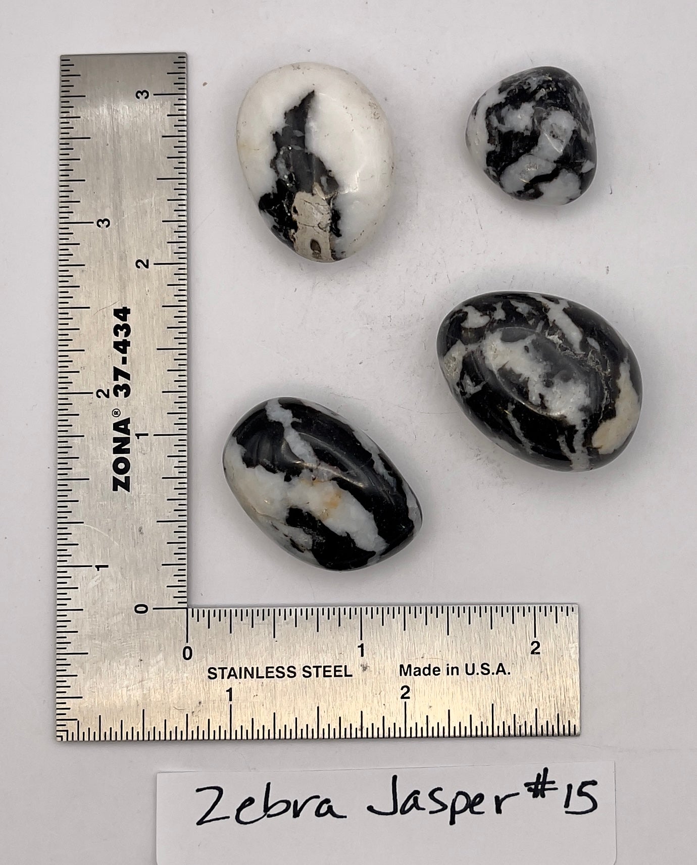 Zebra Jasper Tumbles