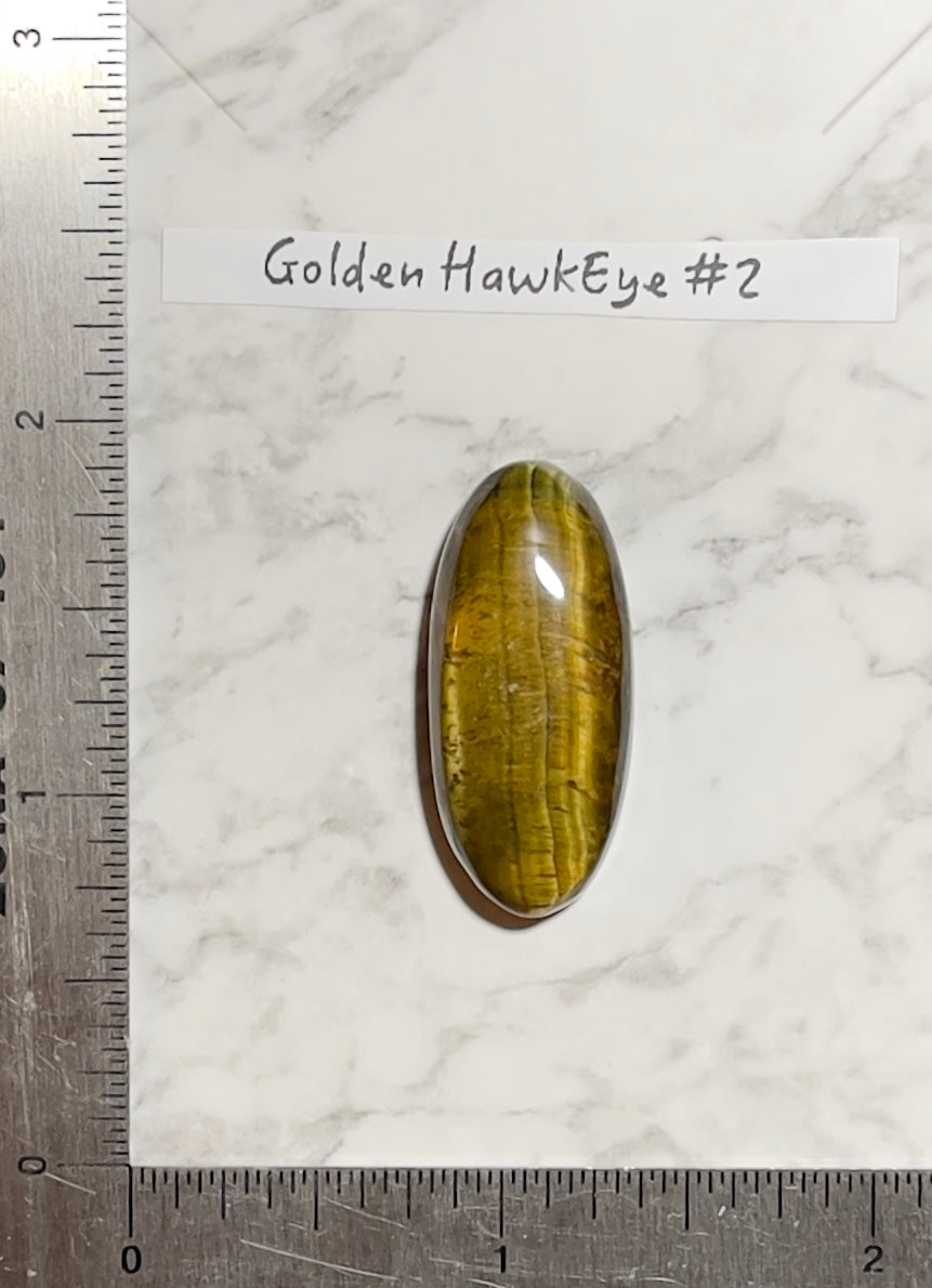 Golden Hawkeye Cabochon