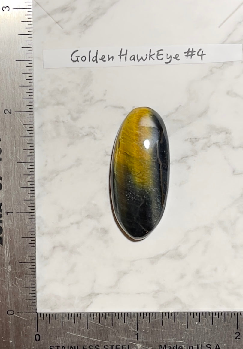 Golden Hawkeye Cabochon