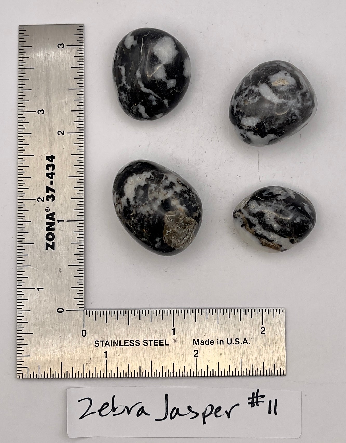 Zebra Jasper Tumbles