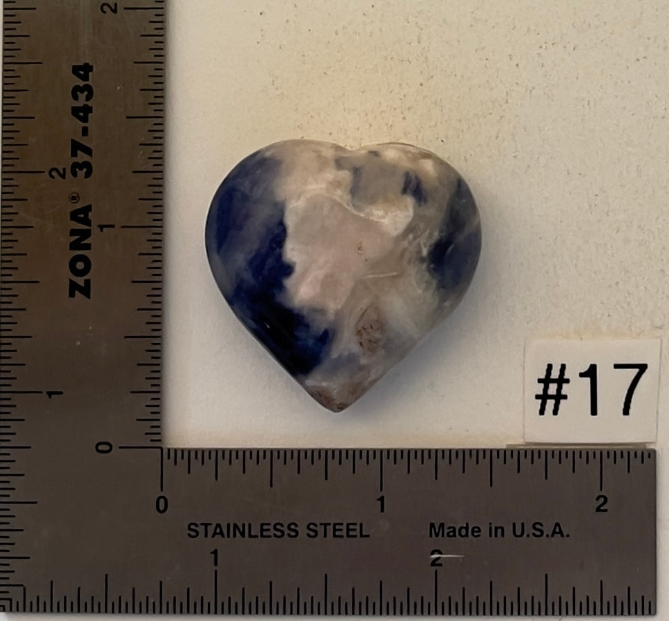 Afghanite Mini-Heart