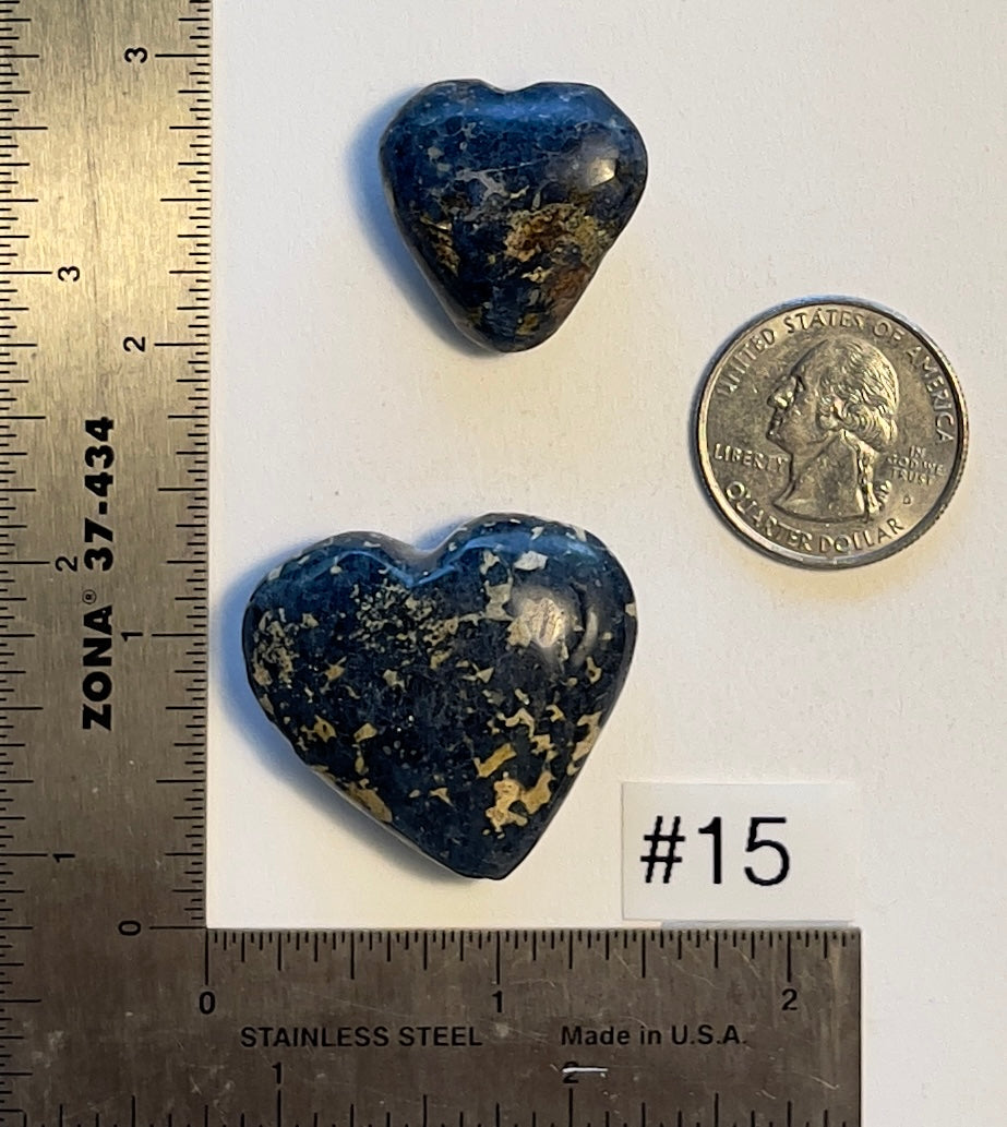 DuMortierite Mini-Heart