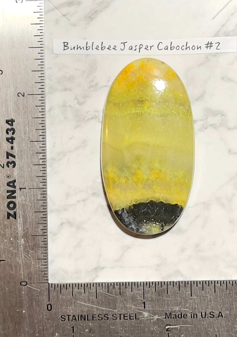 Bumblebee Jasper Cabochon