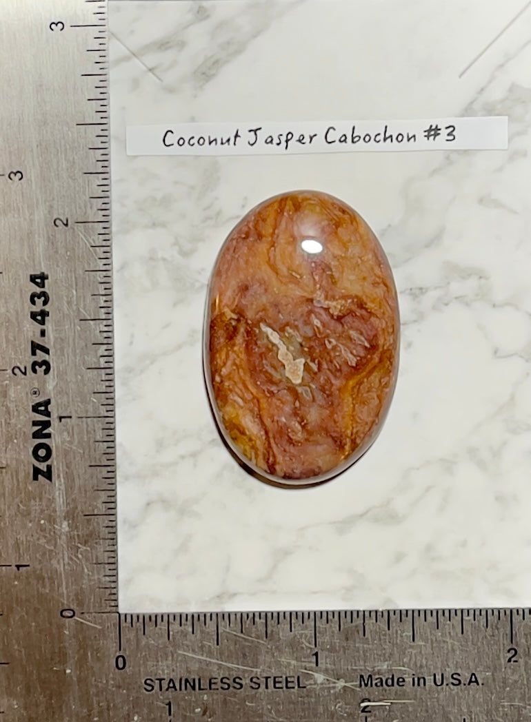 Coconut Jasper Cabochon