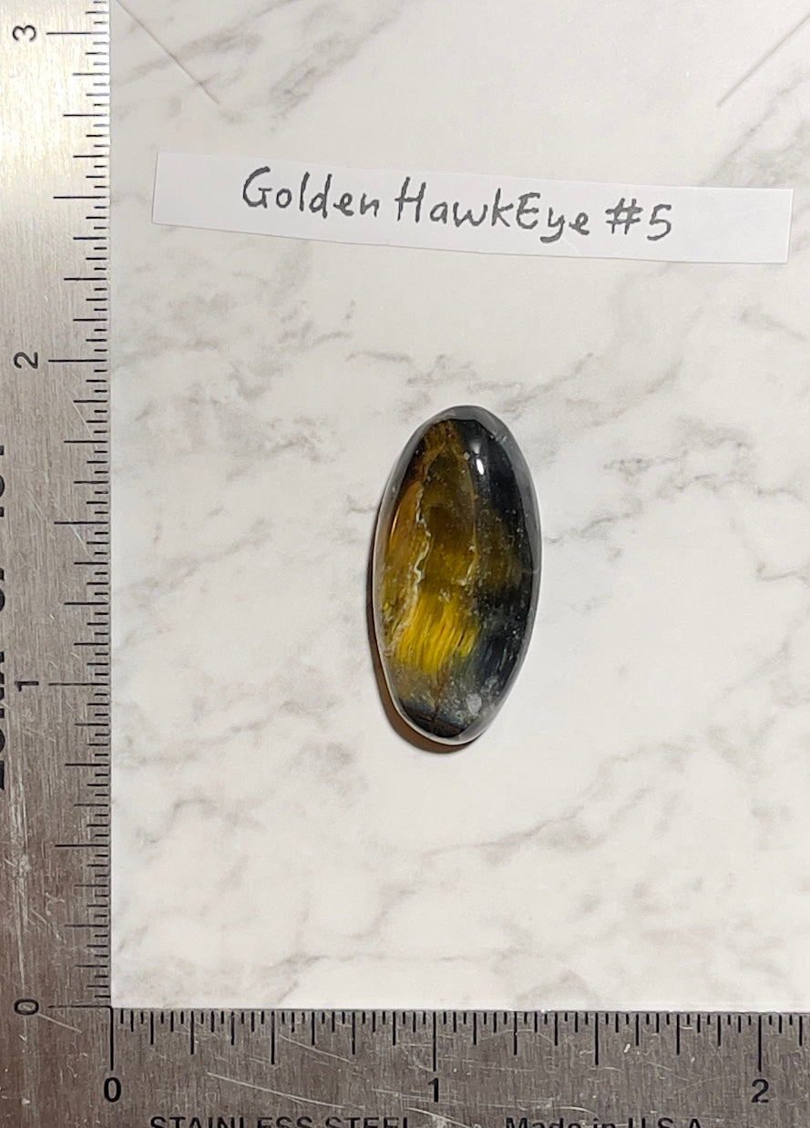 Golden Hawkeye Cabochon