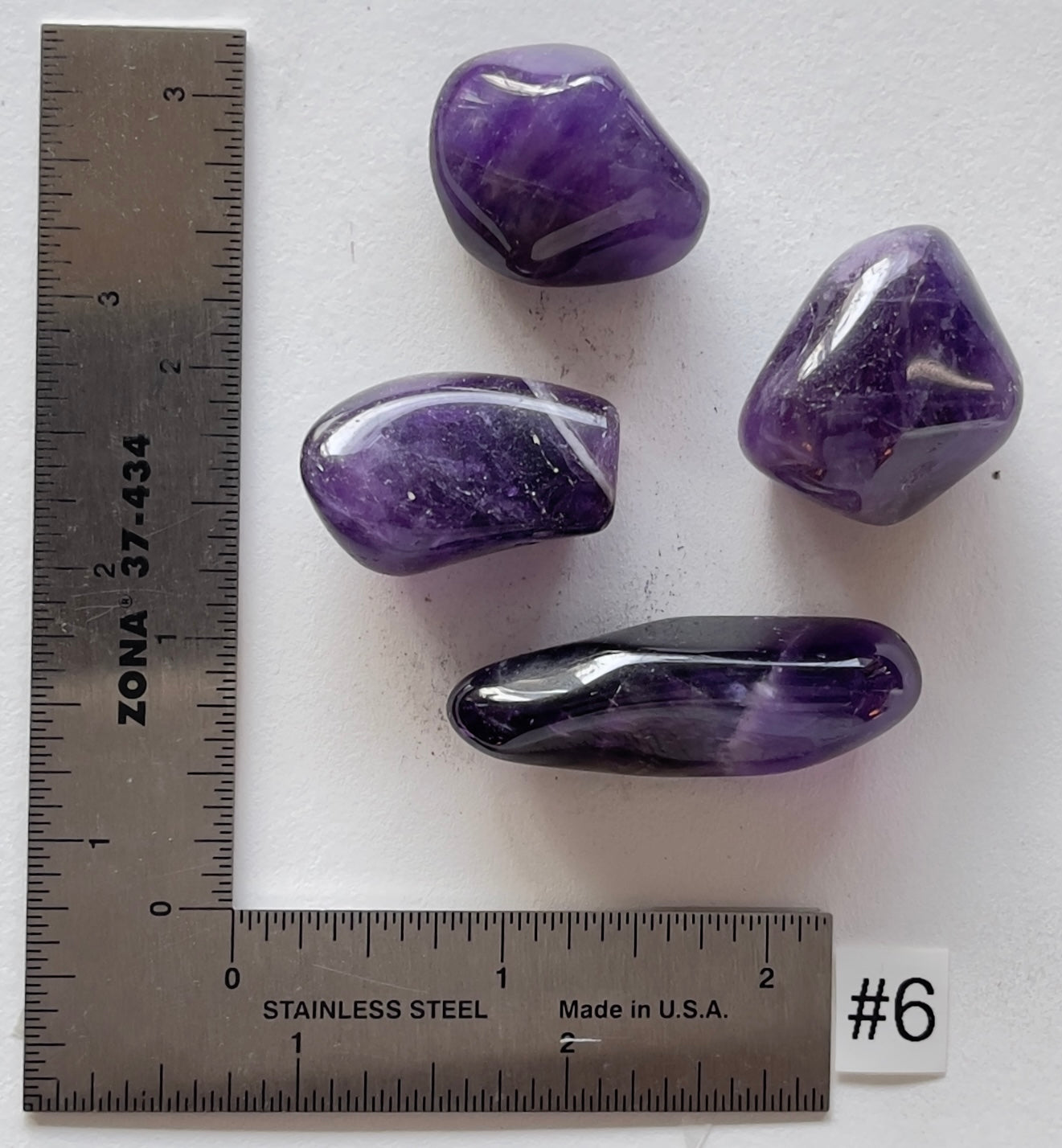 Amethyst - Dark Purple Tumbles