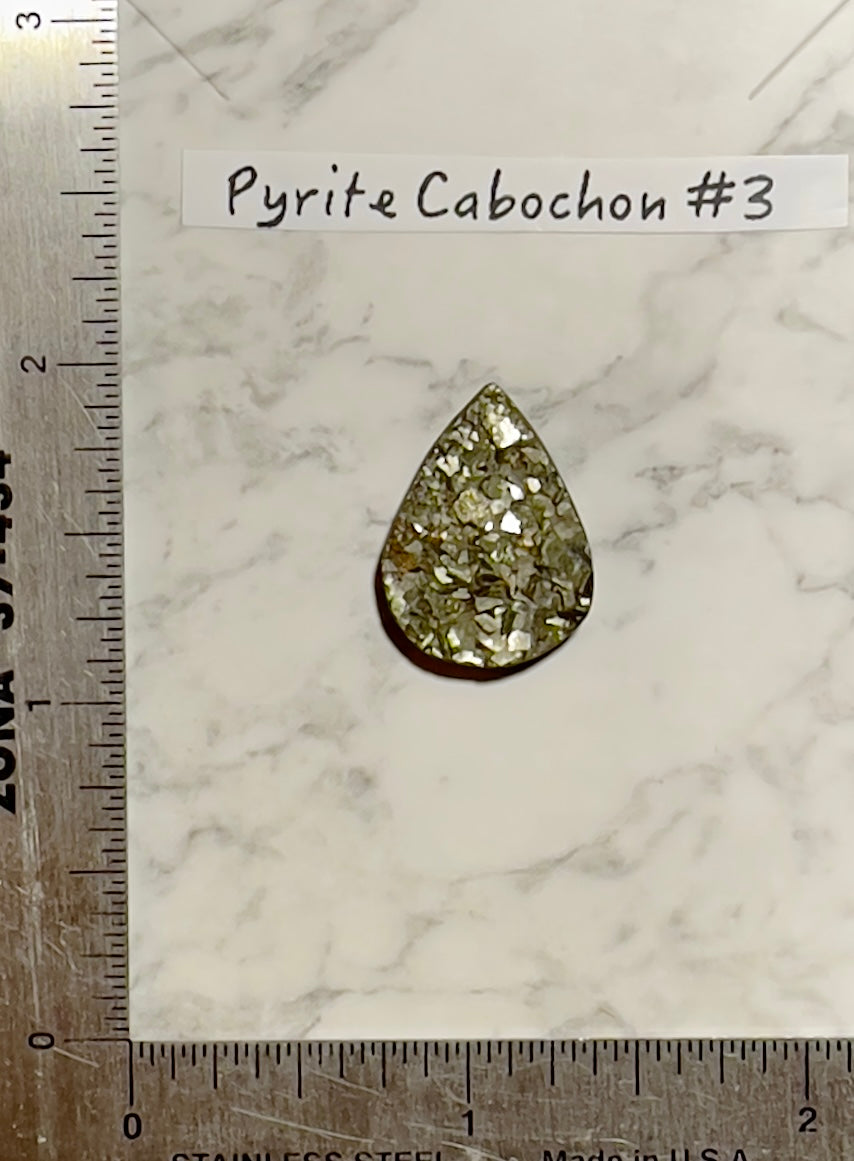 Pyrite Cabochon