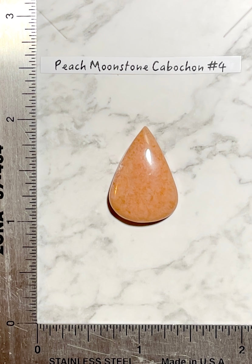 Peach Moonstone Cabochon