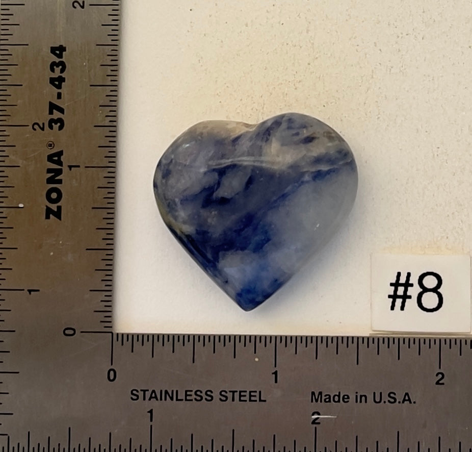 Afghanite Mini-Heart