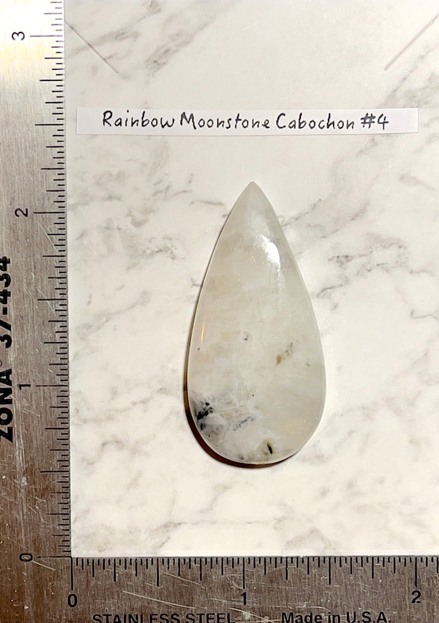 Rainbow Moonstone Cabochon