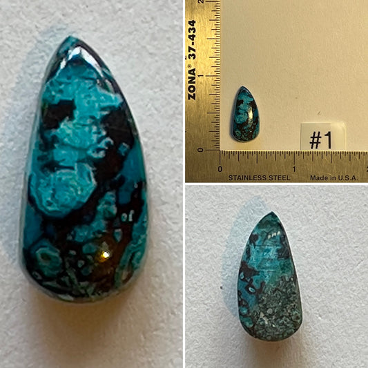 Shattuckite Cabochon