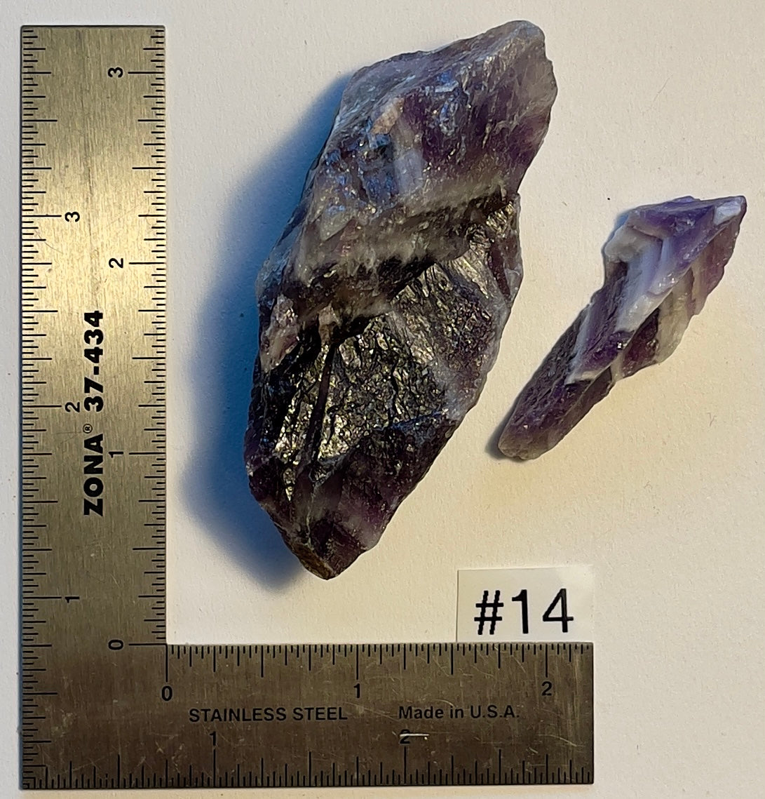 Chevron Amethyst - Natural