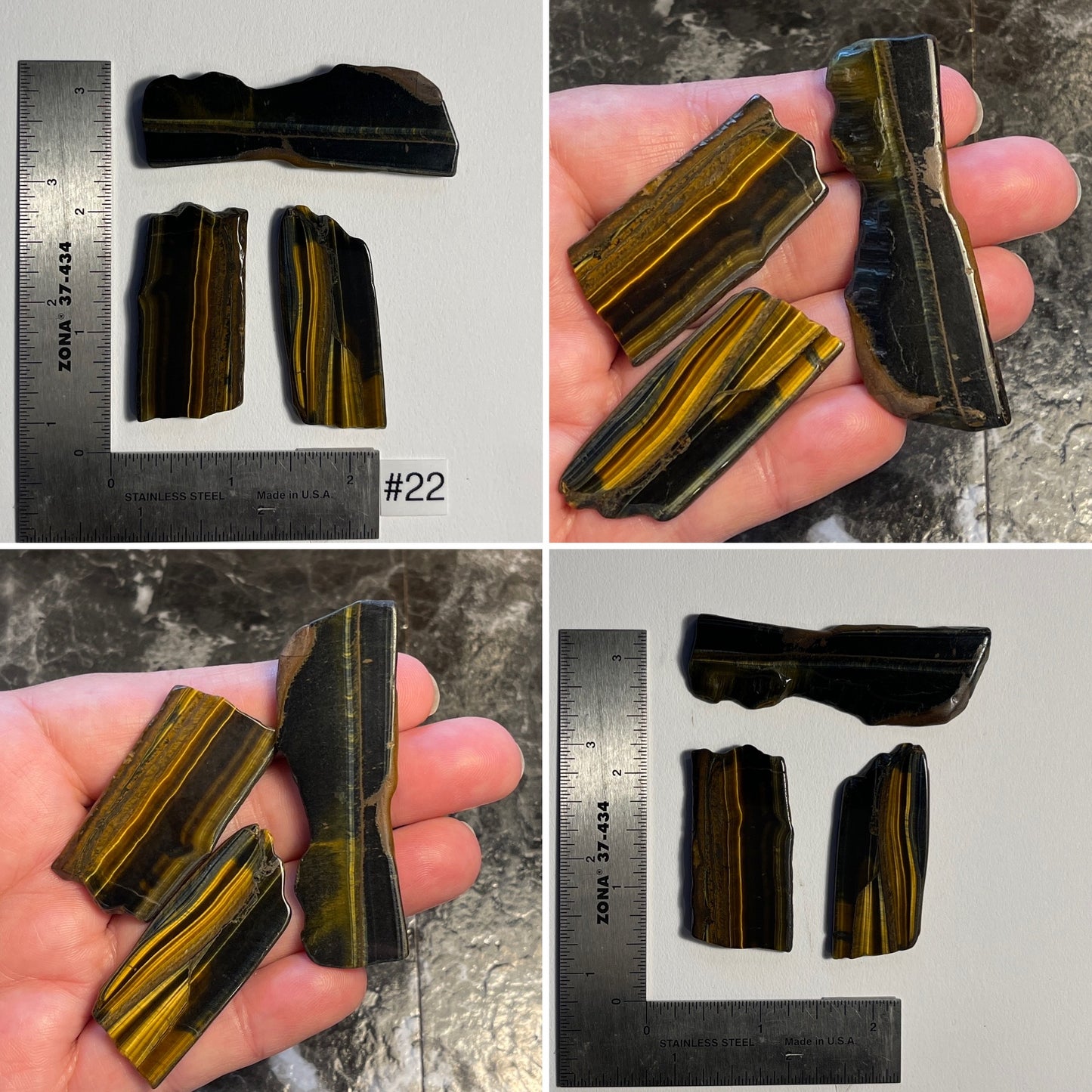 Tiger’s Eye Slices