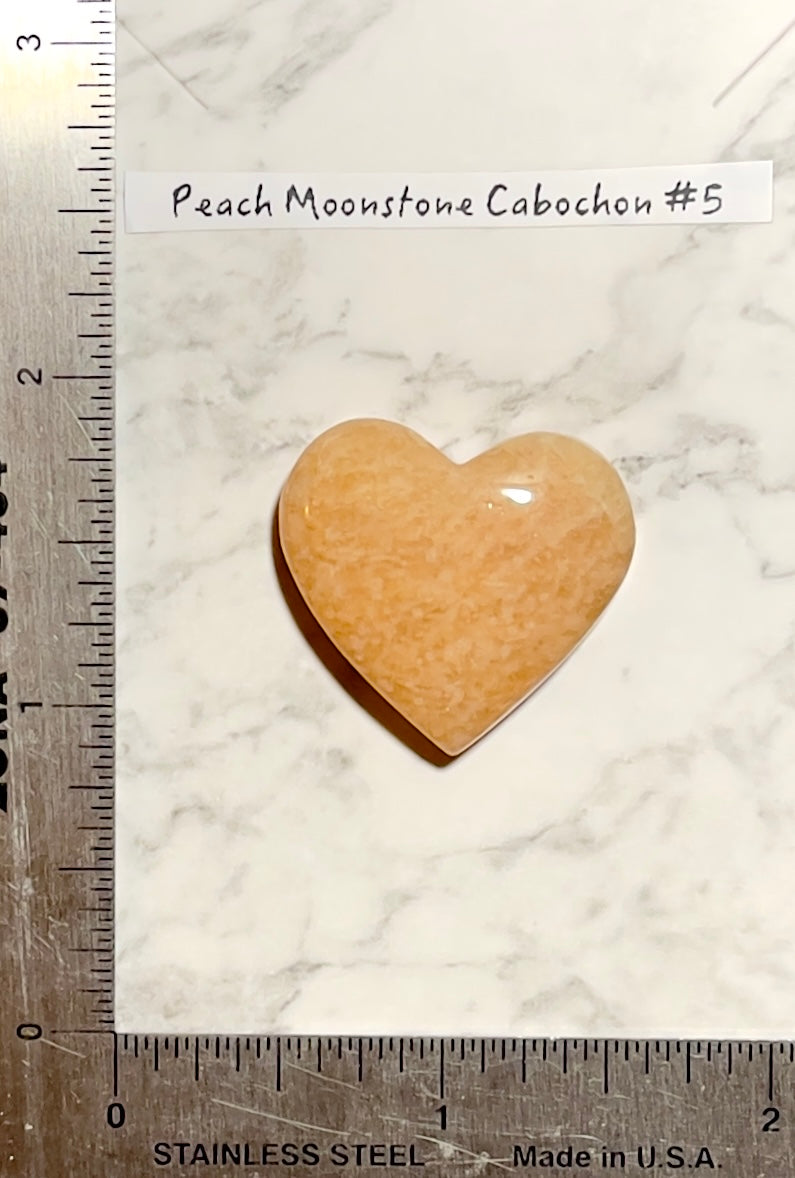 Peach Moonstone Cabochon