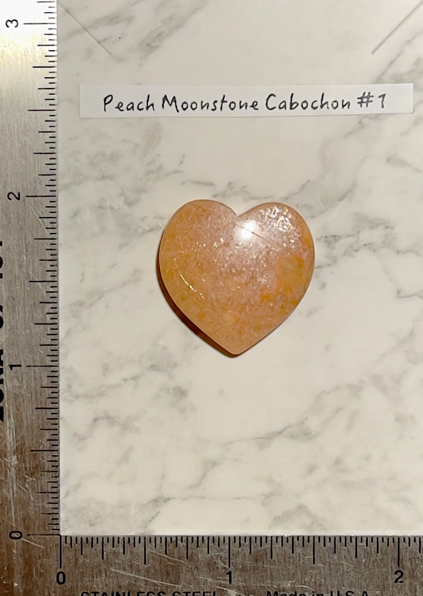 Peach Moonstone Cabochon