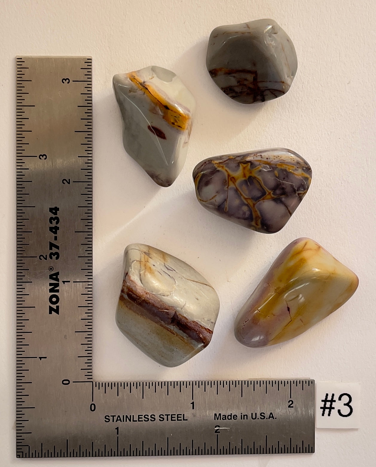 Polychrome Jasper Tumbles