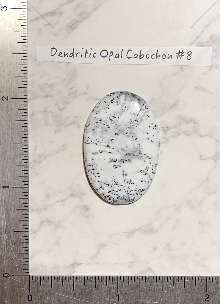 Dendritic Opal Cabochon