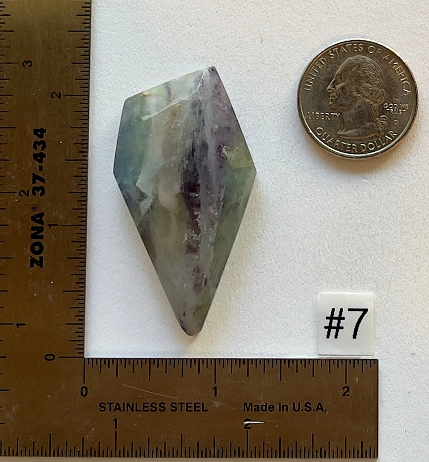 Rainbow Fluorite Pendant