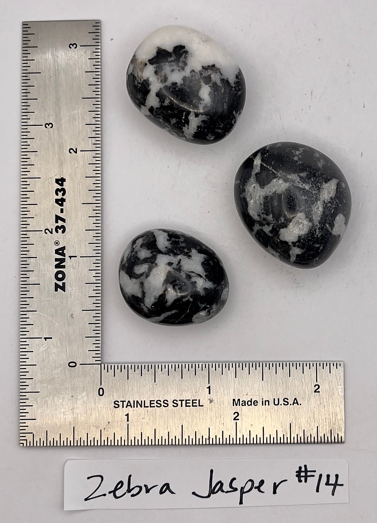 Zebra Jasper Tumbles