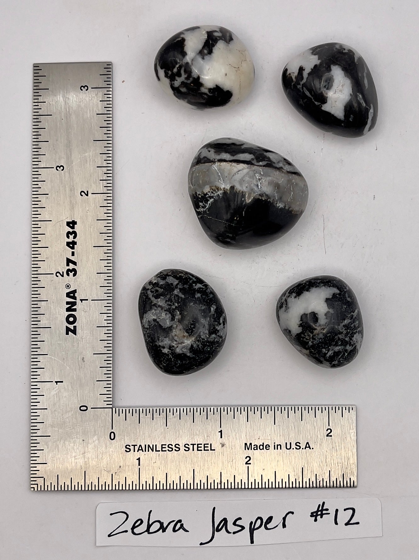 Zebra Jasper Tumbles