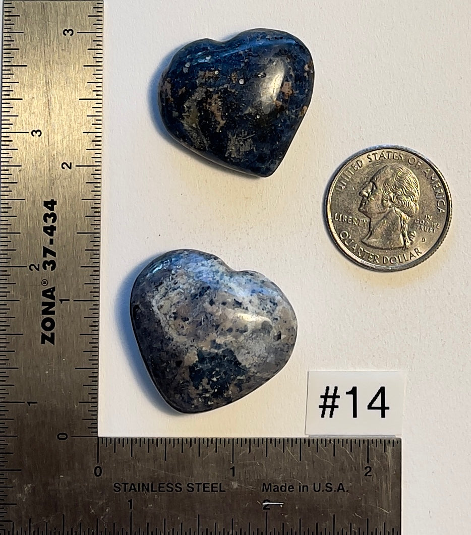 DuMortierite Mini-Heart