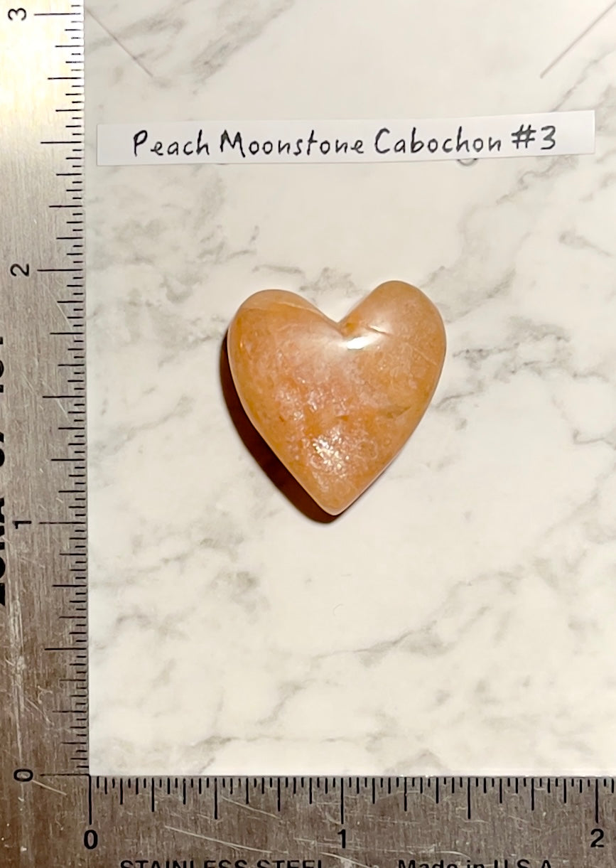 Peach Moonstone Cabochon