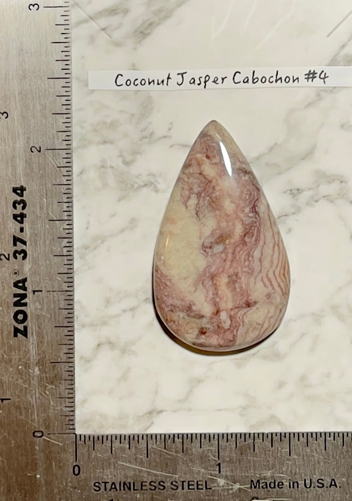 Coconut Jasper Cabochon