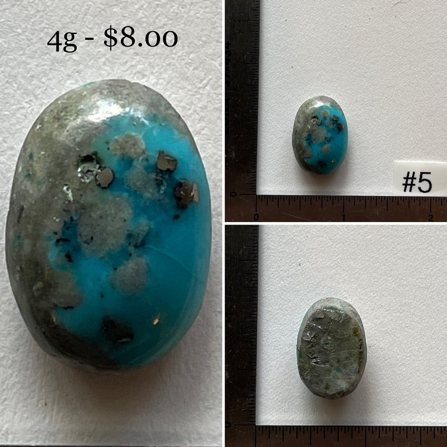 Persian Turquoise Cabochon