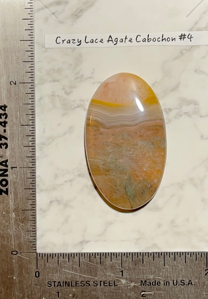 Crazy Lace Agate Cabochon