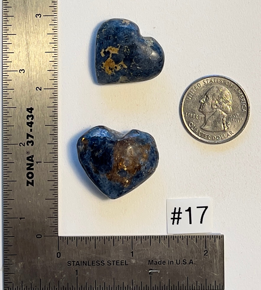 DuMortierite Mini-Heart